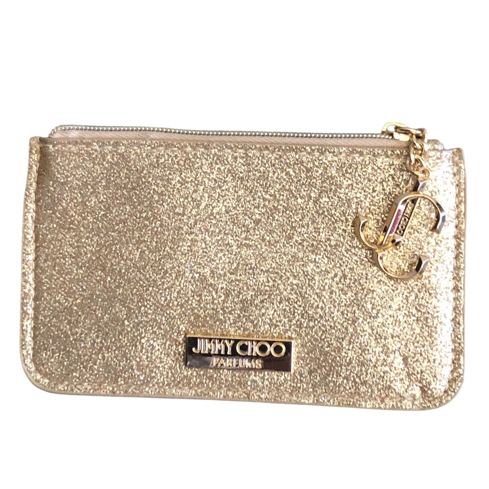Jimmy Choo Gold Sparkle Wristlet